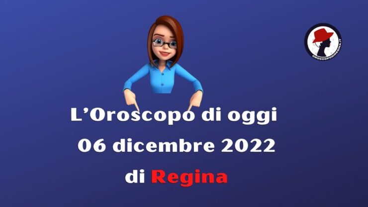 Oroscopini buongiorno e benvenuti al nostro appuntamento quotidiano con le previsioni delle stelle secondo L’Oroscopo di Regina.