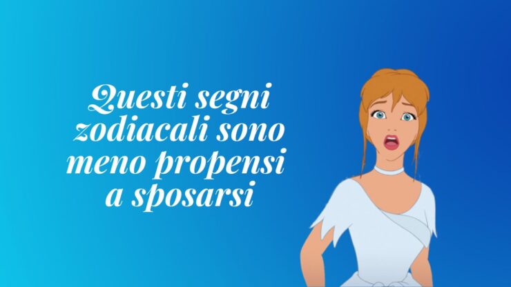 segni zodiacali meno propensi sposarsi