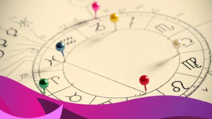illustrazione su carta dei segni zodiacali