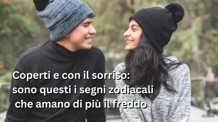 coperti e con il sorriso