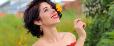 donna e fiore