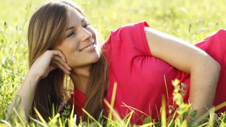 donna sorridente