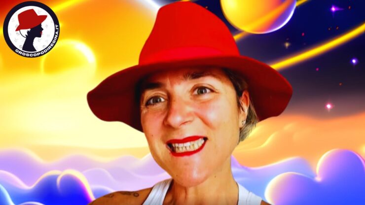 regina con sfondo colorato