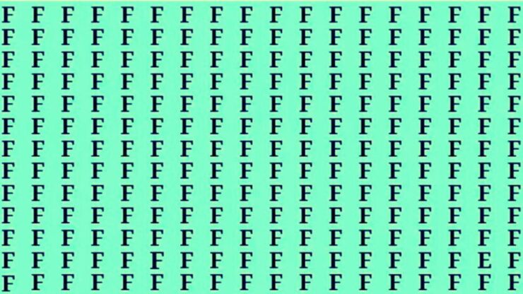 test lettera E