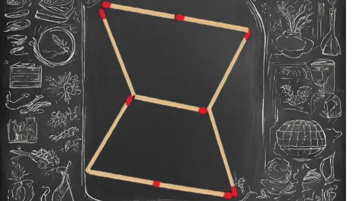 test fiammiferi triangoli
